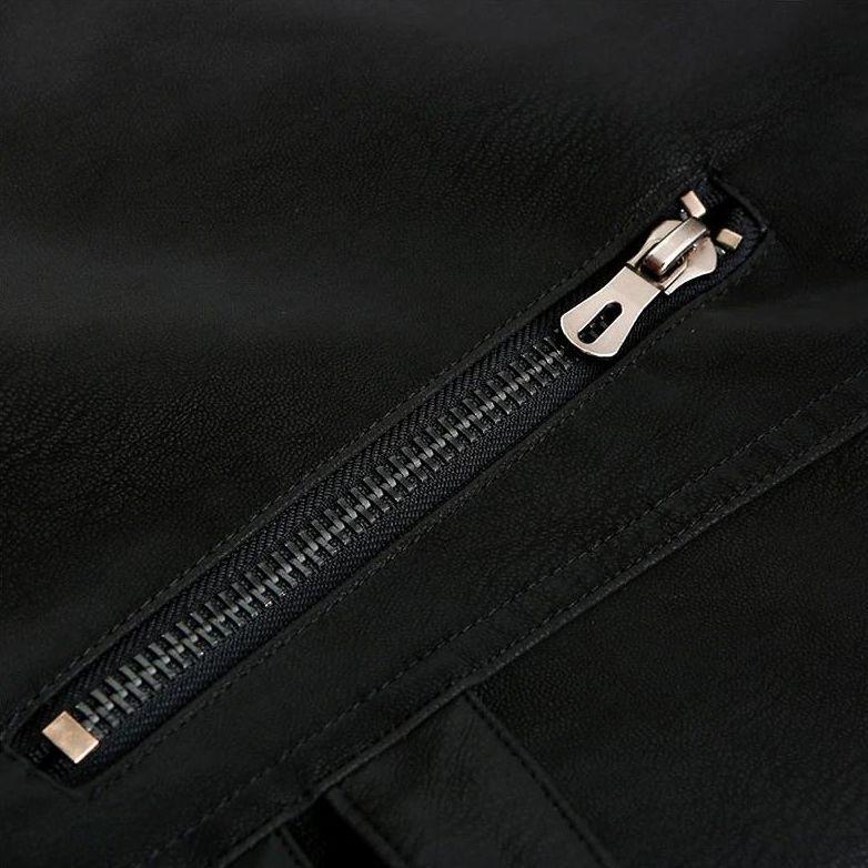 Samuel® | Chaqueta de motorista de cuero resistente