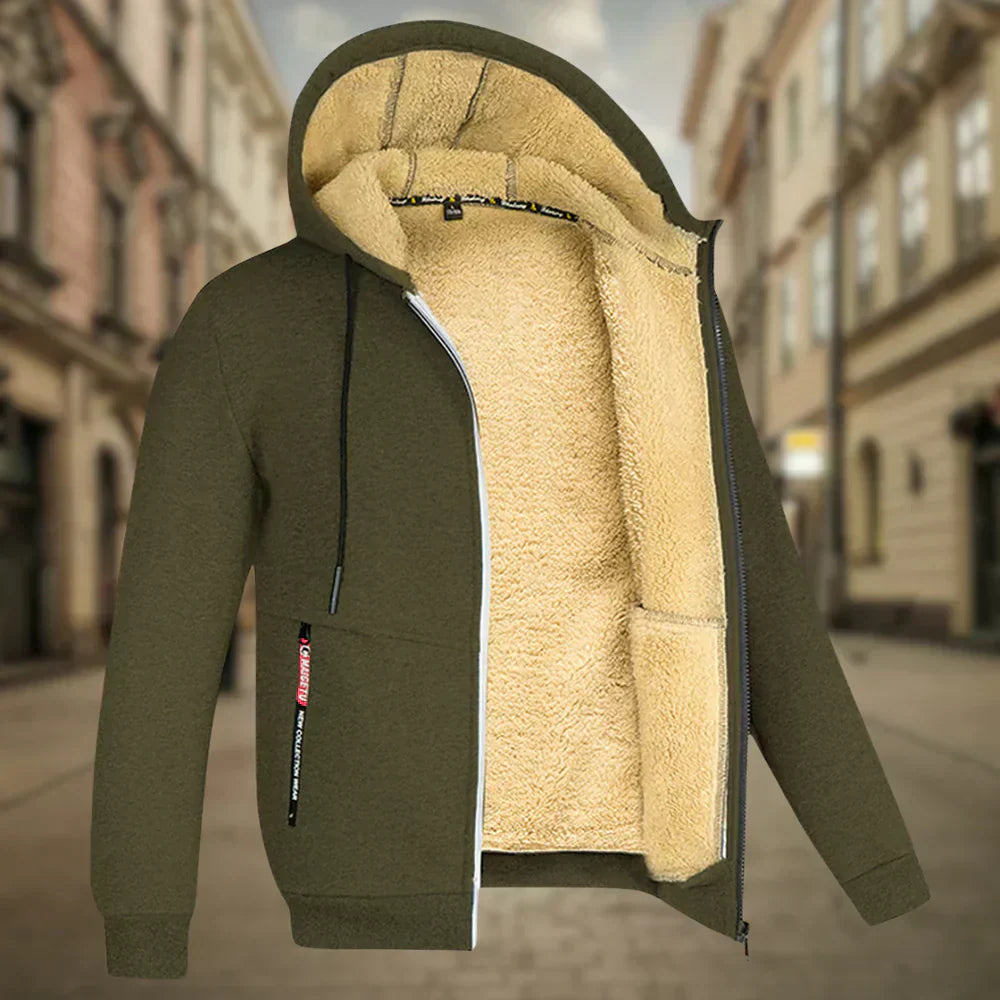 Diego® | Sudadera con Capucha de Forro Polar para Hombre