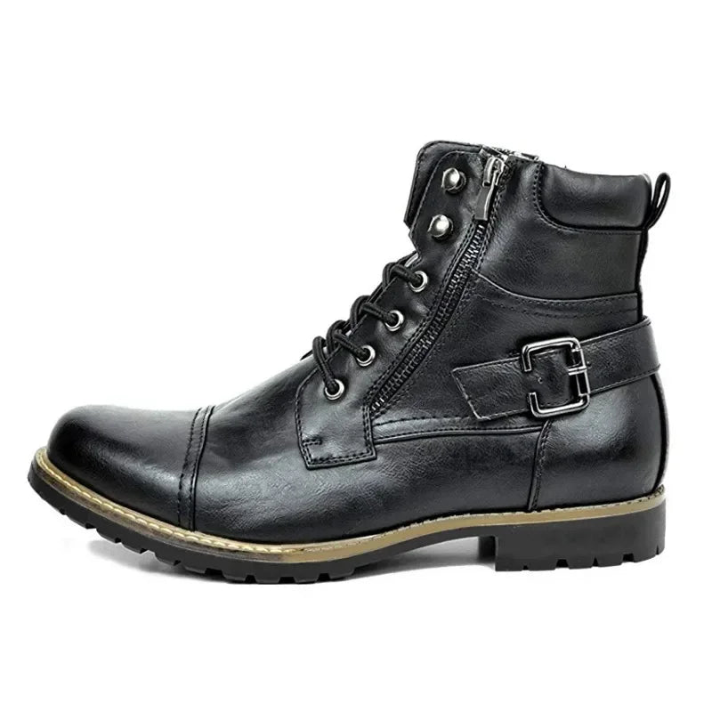 Andres® | Botas de cuero con cordones