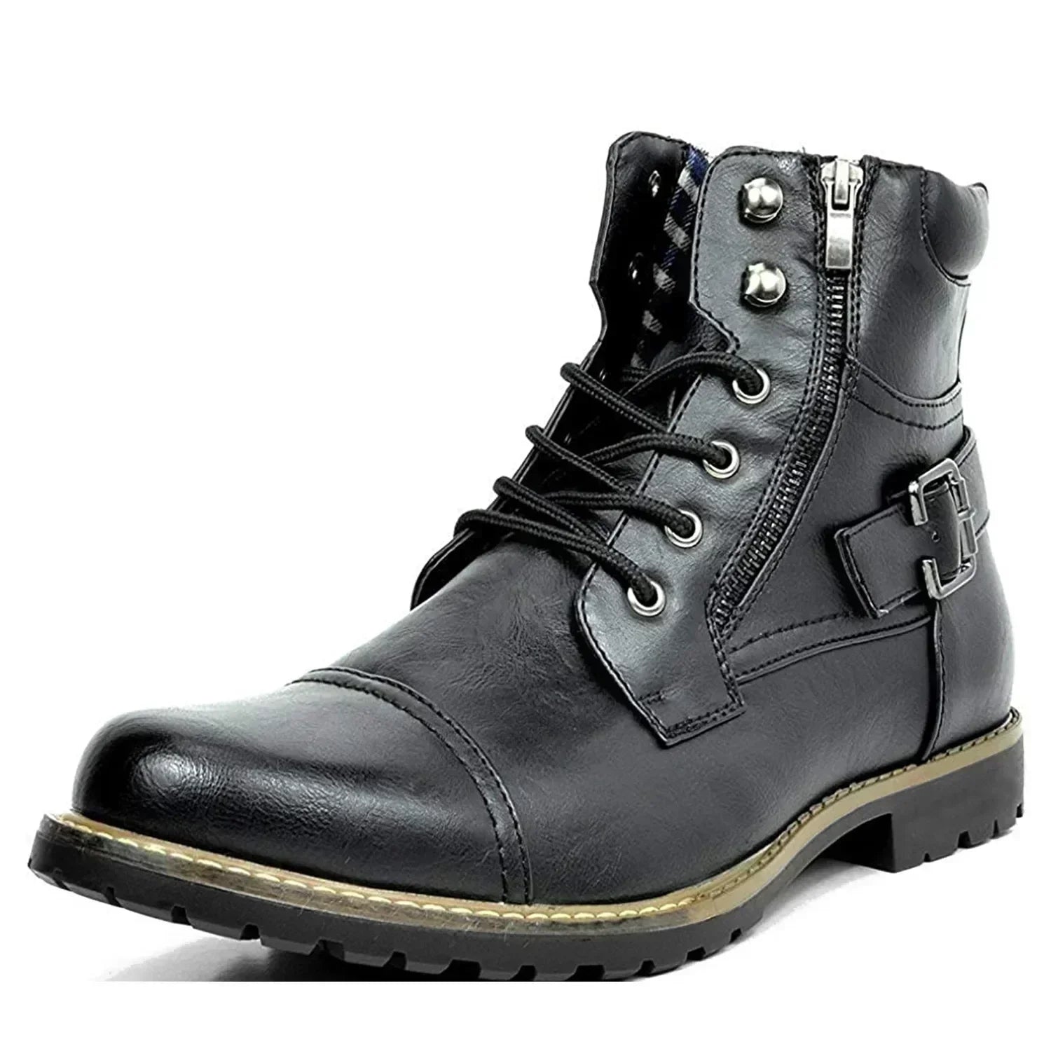Andres® | Botas de cuero con cordones