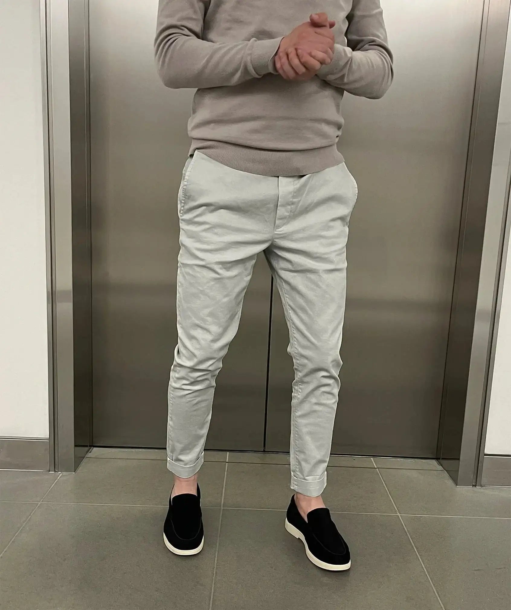 Jerez | Chino elásticos slim de lujo