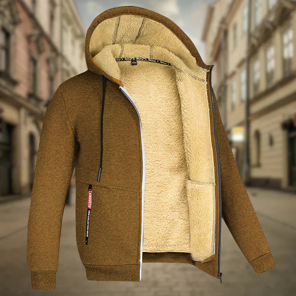 Diego® | Sudadera con Capucha de Forro Polar para Hombre