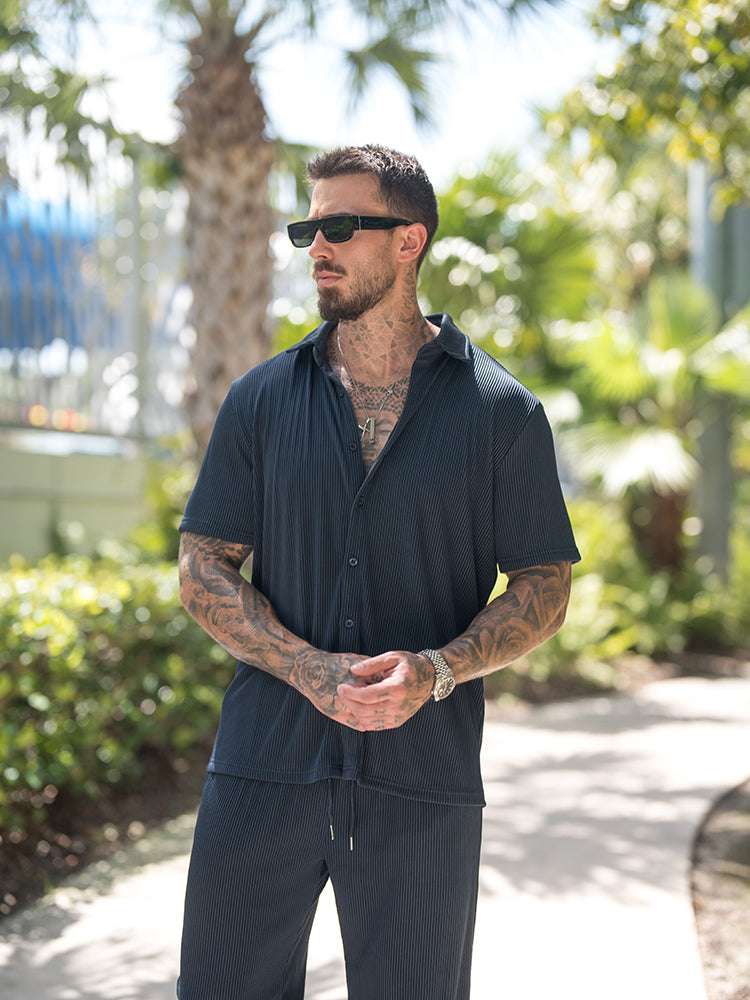 Melilla | Conjunto de Camisa de Corte Suelto