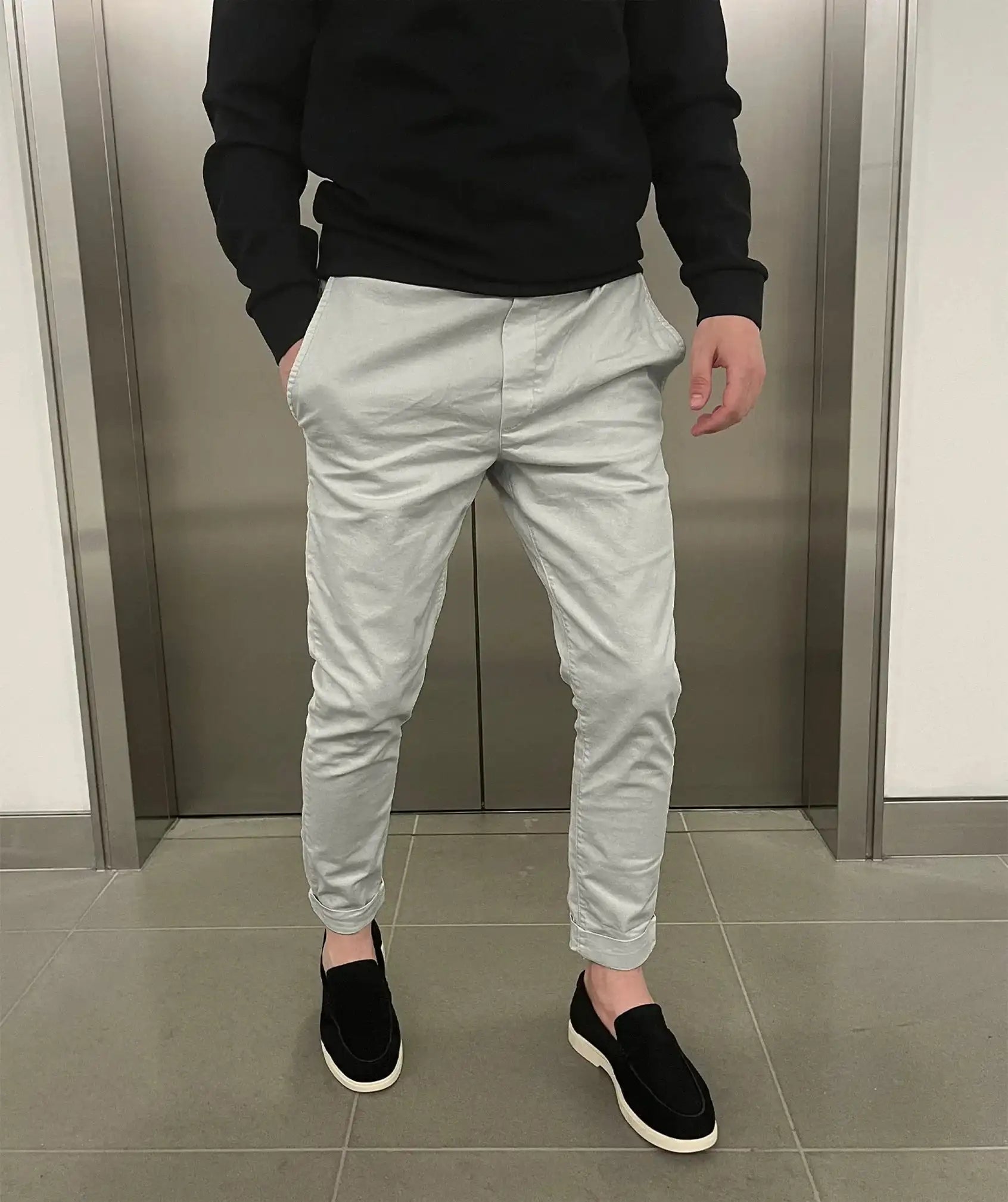 Jerez | Chino elásticos slim de lujo